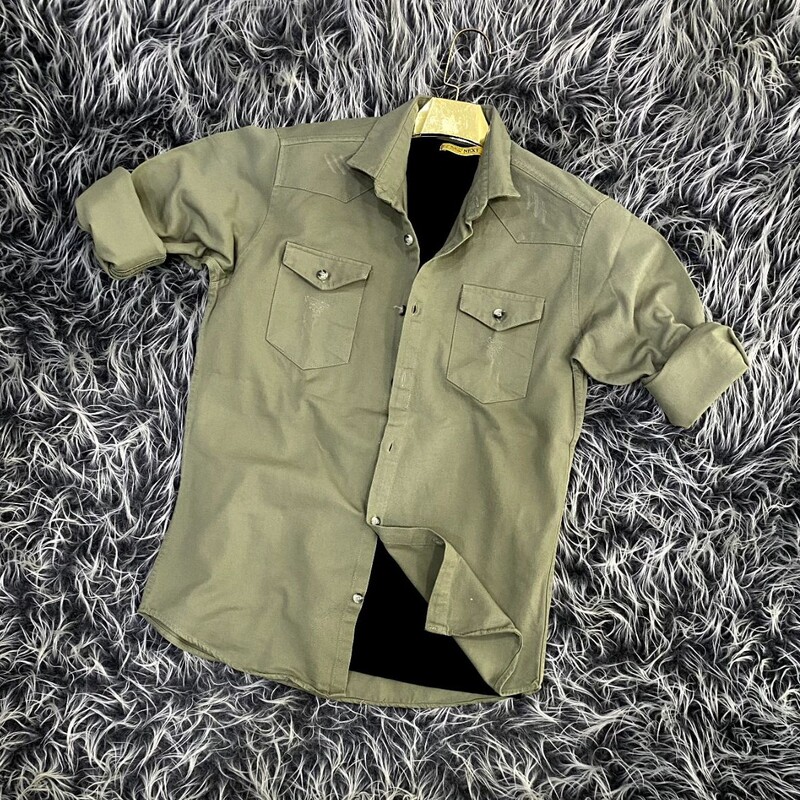 پیراهن کتان مردانه جین دو جیب 600گرمی(ارسال رایگان)(بدون تیشرت)وارداتی دکمه دار  زاپ دار اورجینال ضخیم

