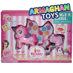 اسباب بازی دخترانه سرویس آرایش اسب پونی تک شاخ یونیکورن اورجینال