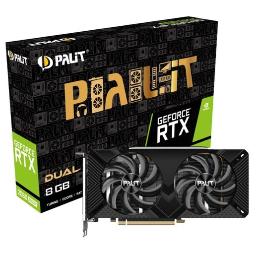 آکبند پلمب کارت گرافیک پالیت  RTX 2060 Super Dual 8GB Graphics card آکبند پلمب