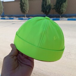 کلاه لئونی جنس کتان اعلاء(سبز فسفری)