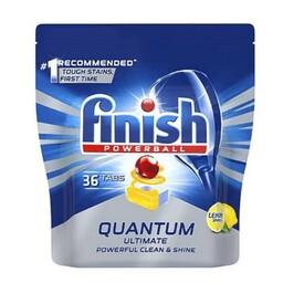 قرص ماشین ظرفشویی فینیش کوانتوم Ultimate با رایحه لیمو بسته 36 عددی