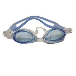 عینک شنا کیفی بچه گانه ضد بخار  همراه گوش گیر 