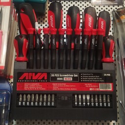 ست جامع پیچ گوشتی 36 عددی آروا مدل 4520 ا ARVA 4520 GO-THROUGH SCREWDRIVER SET IN BAG SET 36 pcs