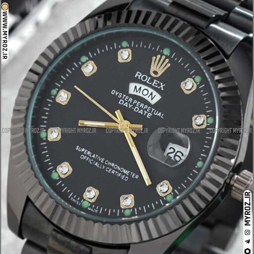 ساعت مچی مردانه رولکس ROLEX طرح DAY DATE مدل 2050 