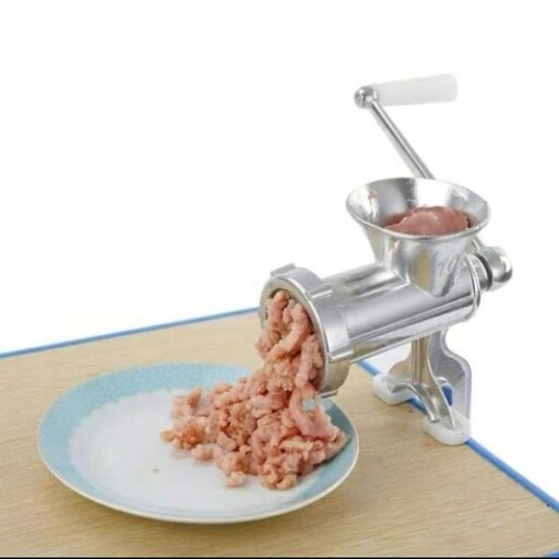 چرخ گوشت دستی گیره دار نصب بروی لبه میز گوشت چرخ کن رومیزی 