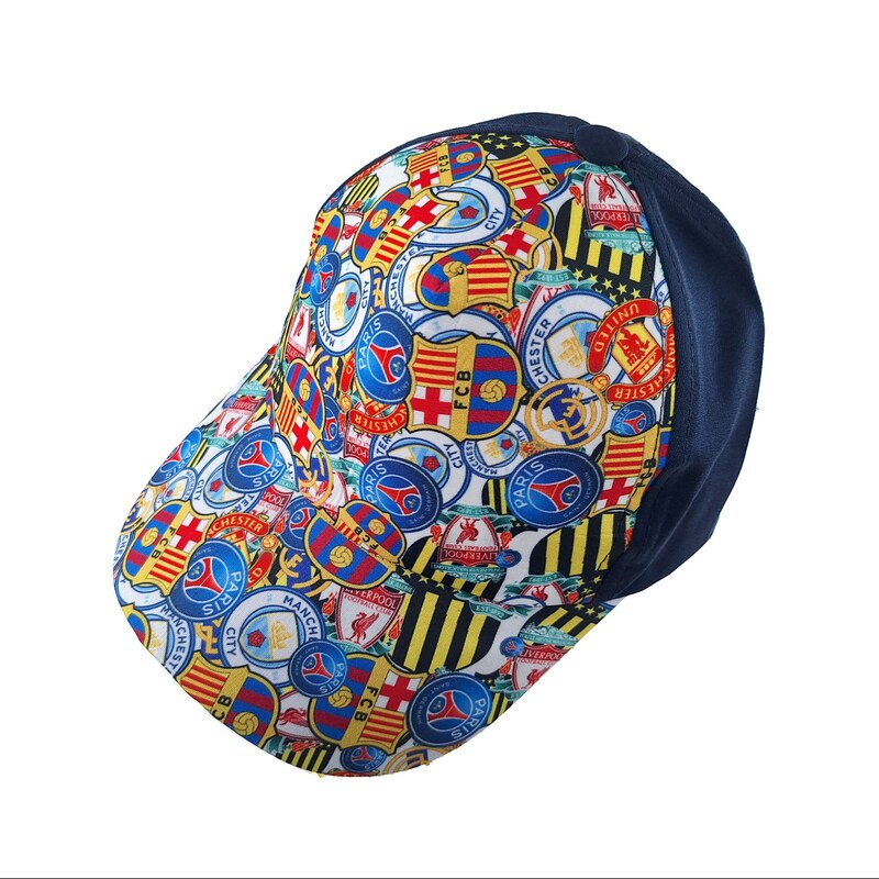 کلاه کپ پسرانه طرح باشگاهی کد 1139 رنگ سرمه ای