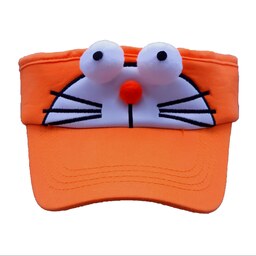 نقاب بچگانه مدل عروسکی گربه کد 51627 رنگ نارنجی
