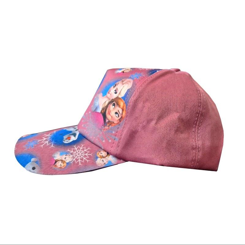 کلاه کپ دخترانه طرح آنا و السا کد 1051