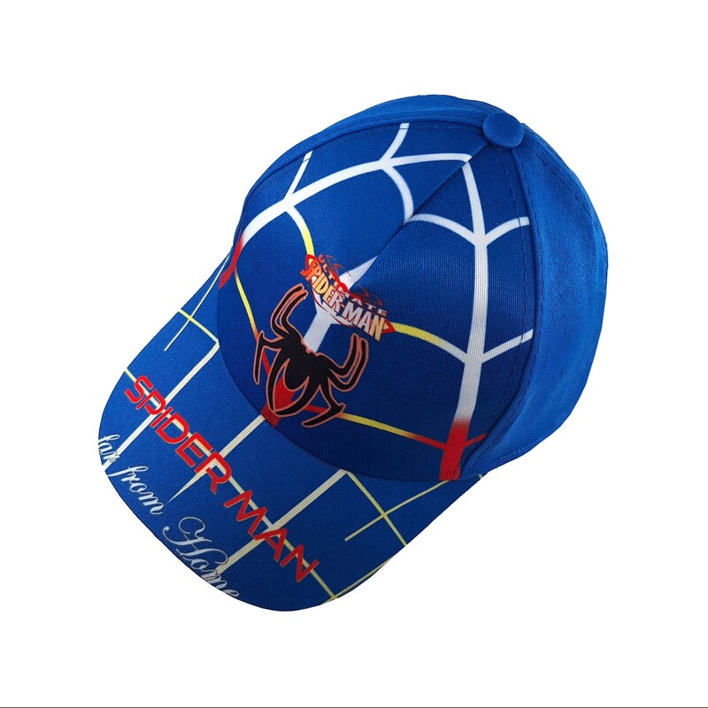 کلاه کپ پسرانه مدل مرد عنکبوتی کد 1132 رنگ آبی