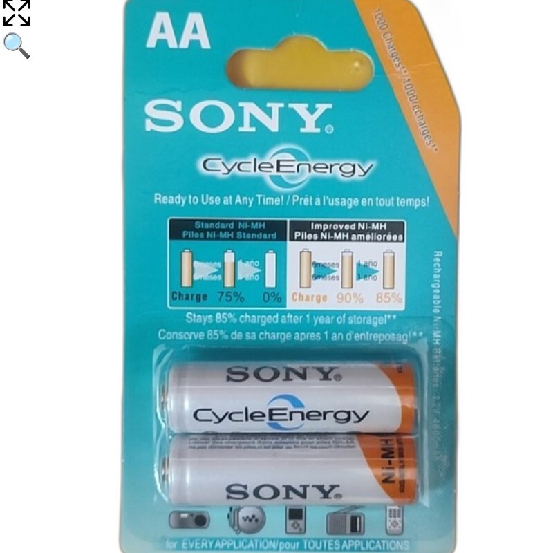 باتری قلمی شارژی AA Sony 4600mAh
