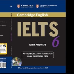 کتاب کمبریج ایلتس 6 نمونه سوالات آزمون ایلتس با پاسخنامه cambridge ielts 6