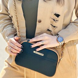 کیف دوشی دخترانه با بند بافت مدل طلایه در رنگبندی متنوع