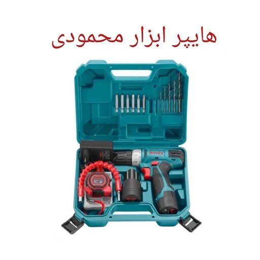 مجموعه 19 عددی پیچ گوشتی شارژی رونیکیس مدل Rs8012