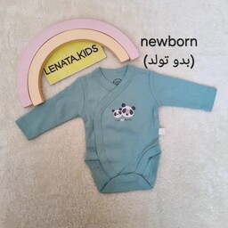 بادی نوزادی کول کلاب سایز newborn نیوبورن بدوتولد  مدل اسپرت دراپه بادی طرح پاندا 