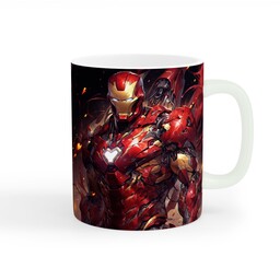 ماگ طرح مرد آهنی Iron Man کد wall-2652