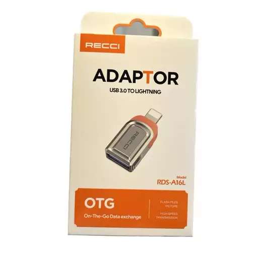 مبدل USB به لایتنینگ رسی مدل OTG RDS-A16L