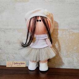 عروسک روسی توری اکلیلی ( نباتی ) ( 20 سانتی)