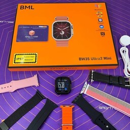 ساعت هوشمند طرح اپل واچ اولترا مدل BW35 Ultra 2 mini همراه 7 بند سایز 41 میلی متری
