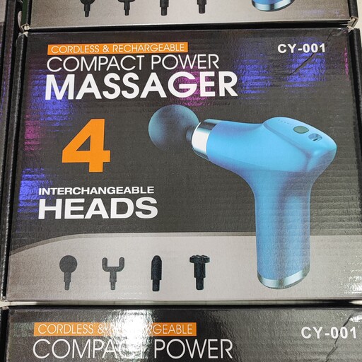 ماساژور تفنگی شارژی MASSAGER مدل CY-001  مشکی ا massage gun CY001
دستگاه ماساژ تفنگی شارژی کیفیت بالا و پر قدرت 
