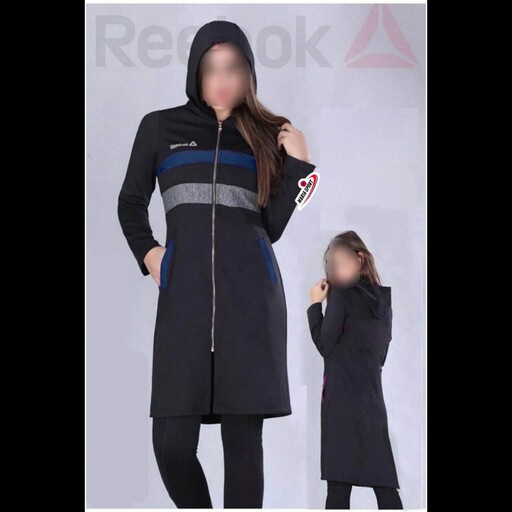 ست مانتو شلوار زنانه ریبوک Reebok پارچه غواصی سنگین گرم سایزبندی و رنگبندی 
