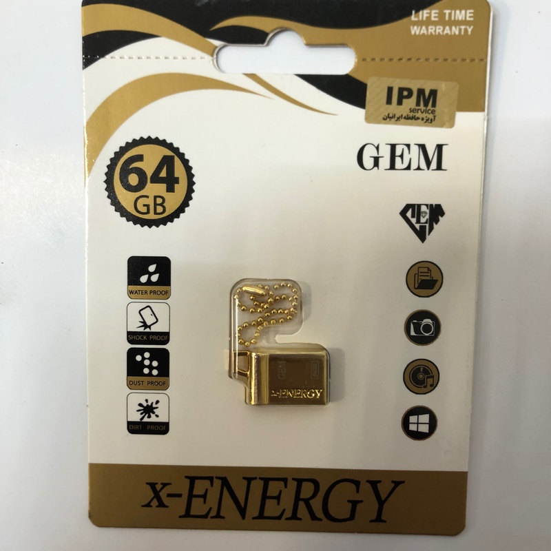 فلش 64GB x-ENERGY Golden GEM