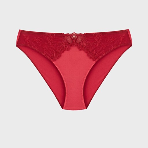 خرید اینترنتی بیکینی زنانه قرمز السی وایکیکی W3BJ84Z8 ا Desenli Raşel Kumaş Kadın Bikini Alt