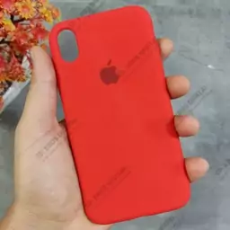 قاب سیلیکونی iPhone XR (سیلیکون اصل) - قرمز روشن (زیربسته)