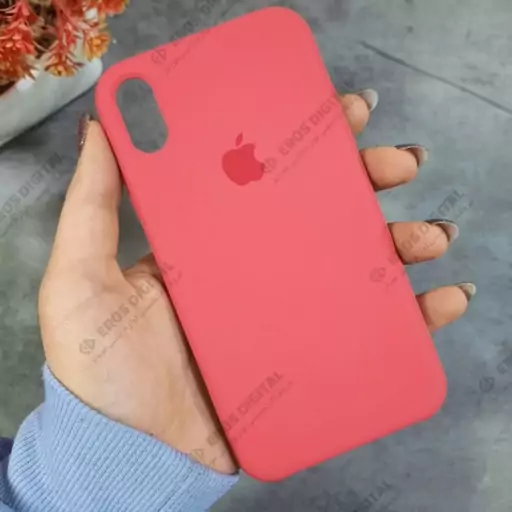 قاب سیلیکونی iPhone XR (سیلیکون اصل) - قرمز روشن (زیربسته)