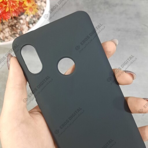 قاب گوشی شیائومی Xiaomi Redmi Note 5 Pro طرح سیلیکون - سرمه ای