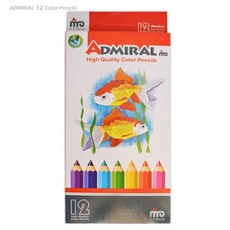 مداد رنگی 12 رنگ برند Admiral کد 2302300014
