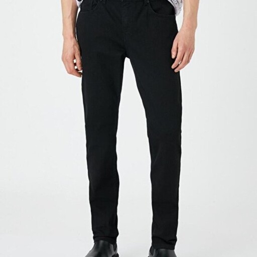 خرید اینترنتی شلوار جین مردانه سیاه کوتون 4WAM40240ND