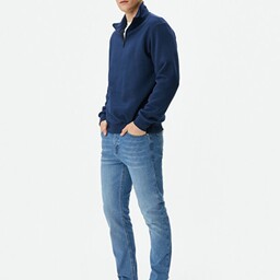 خرید اینترنتی شلوار جین مردانه آبی کوتون 4WAM40255ND600