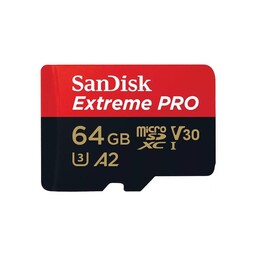 کارت حافظه microSDXC سن دیسک مدل Extreme PRO کلاس A2 استاندارد UHS-I U3 سرعت 170MBps ظرفیت 64 گیگابایت