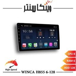 مانیتور تویوتا پریوس برند وینکا مدل Winca H855 سری H رم 6