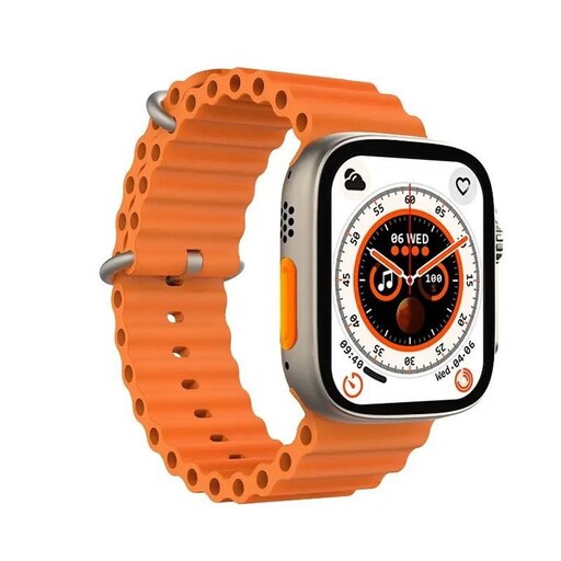 ساعت هوشمند T900 ULTRA - طرح اپل واچ Ultra - نارنجی