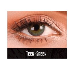لنز رنگی چشم مکس ویو فنتسی رنگ سبز عسلی با دور مشکی Teen Green