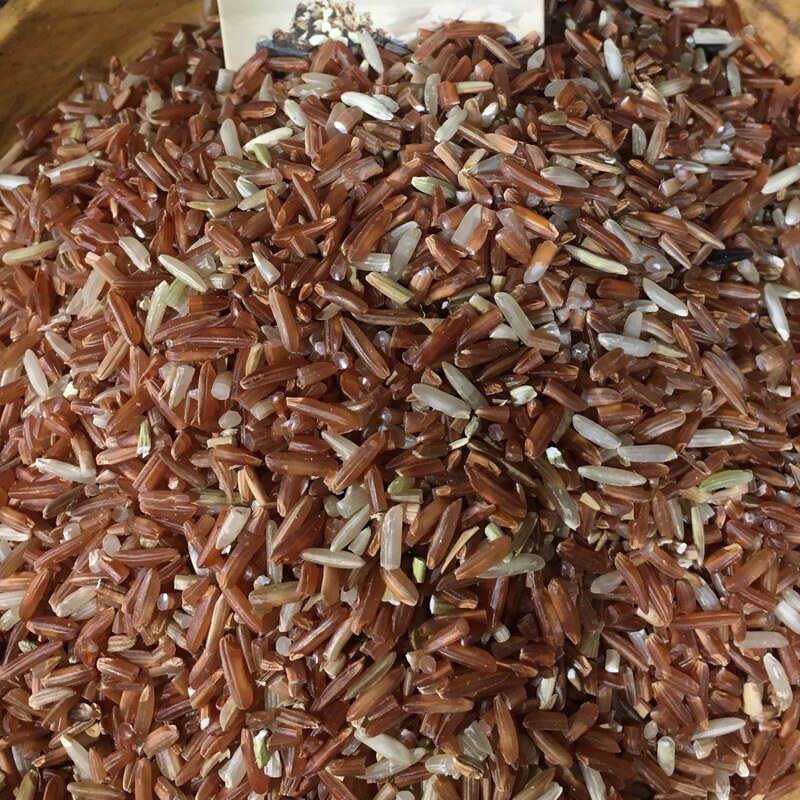 مخلوط برنج قرمز و قهوه ای (یک کیلویی)