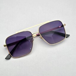 عینک آفتابی اسپرت دیتا یووی 400 رنگ فریم طلایی عدسی دودی ارسال رایگان 