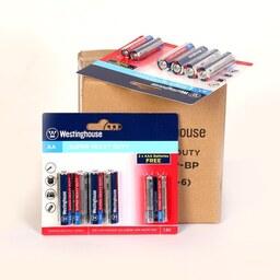 باتری قلمی و نیم قلمی وستینگهاوس بسته 6 عددی (ارسال رایگان)