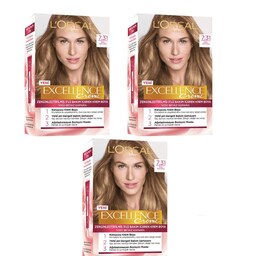 کیت رنگ موی اورال مدل Excellence شماره 7.31