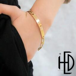 دستبند کارتیر طلایی زنانه 