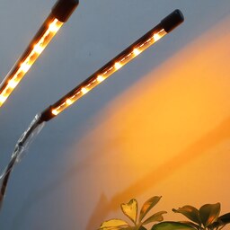 لامپ ال ای دی شاخه ای رشد گیاه 18 وات دوشاخه انعطاف پذیر با گیره فلزی قابل اتصال به شارژر  بسیار باکیفیت 