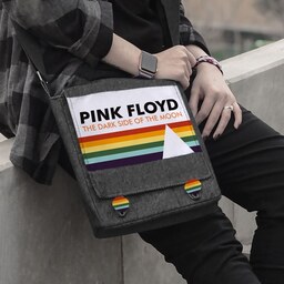 کیف دوشی چی چاپ طرح پینک فلوید Pink Floyd کد 65836