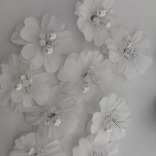 گل پارچه ای زانفیکسی مناسب برای دوخت روی لباس یا تزئینات دیگر 