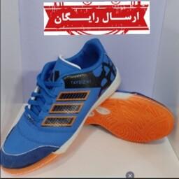 کفش سالن و فوتسال  مردانه و پسرانه با ارسال رایگان از 31 تا 45 مشکی فسفری قرمز آبی نارنجی      