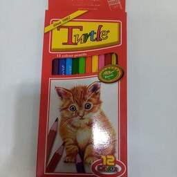 مداد رنگی 12 رنگ. لاک پشت ایرانی