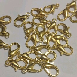 قفل طوطی طلایی مناسب خرج کار (10) عددی   رنگ ثابت