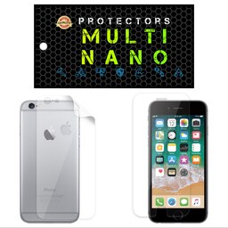 محافظ صفحه نمایش مولتی نانو مدل X-SFT مناسب برای گوشی موبایل اپل iPhone 6S Plus به همراه برچسب پوششی تی پی یو 