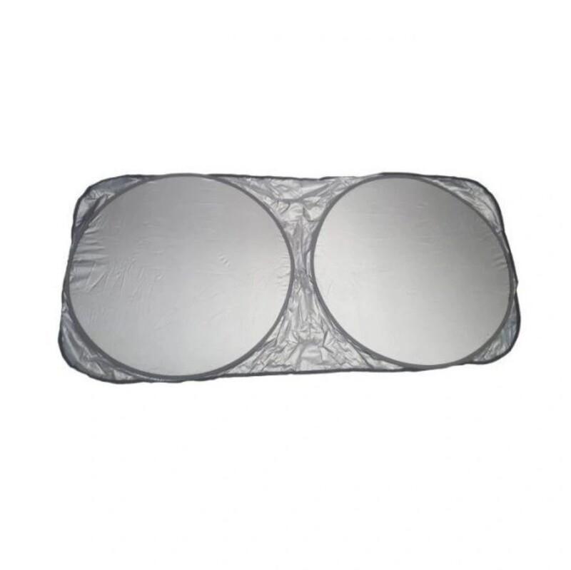 پرده آفتابگیر شیشه جلو خودرو طرح عینکی 