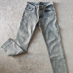 شلوار جین راسته مردانه  پنبه پر در دو رنگ